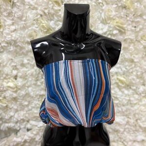 Vibrant Striped Women's Blouse